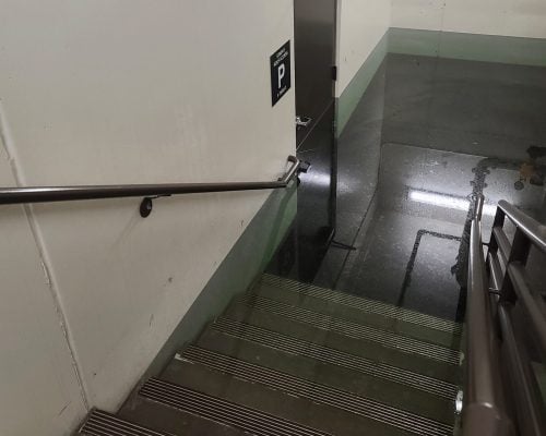 Class A Office Water Loss - Stairwell (ARROW Companies)